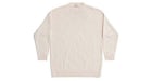 Balenciaga Oversized Crewneck Sweater White