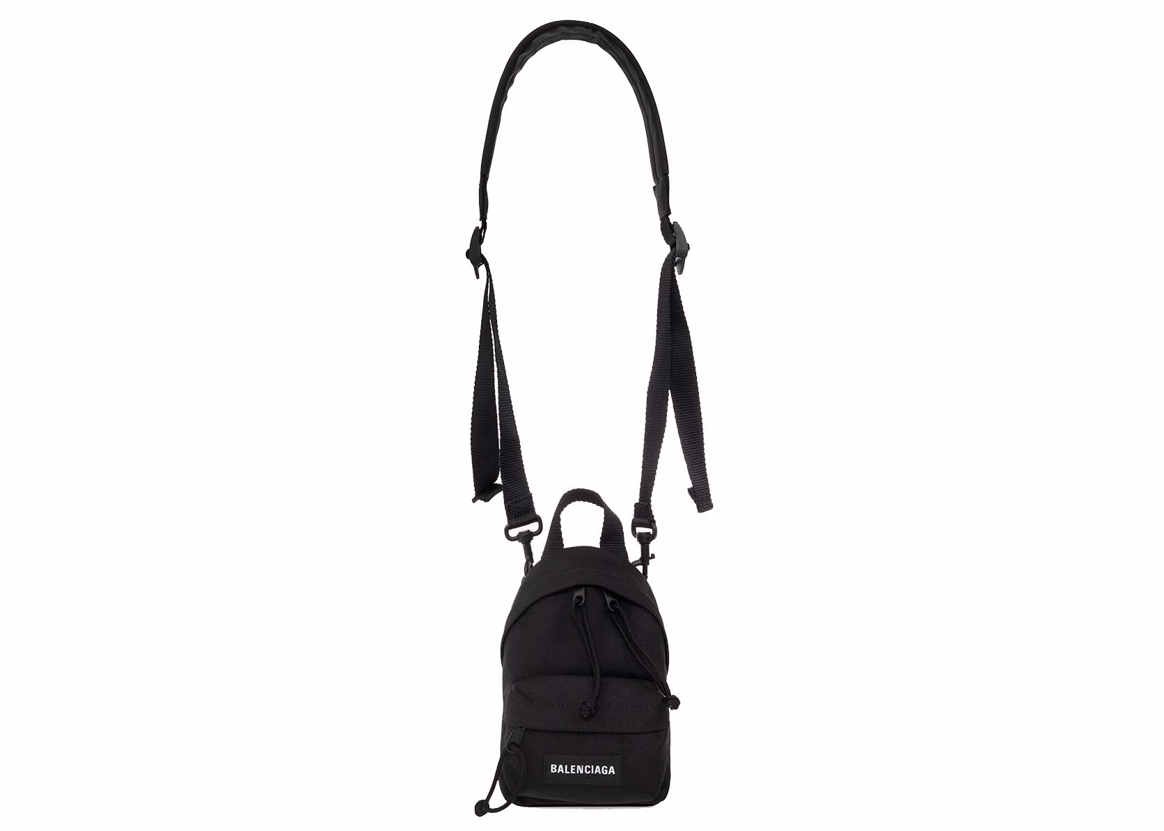 Balenciaga Oversized Crossbody Explorer Backpack Black