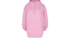 Balenciaga Oversized Logo Hoodie Pink Pink