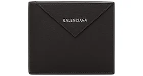 Balenciaga Papier Square Coin Wallet Black