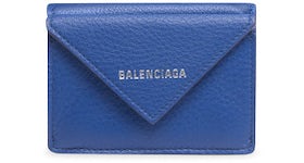 Balenciaga Papier Wallet Mini Royal Blue