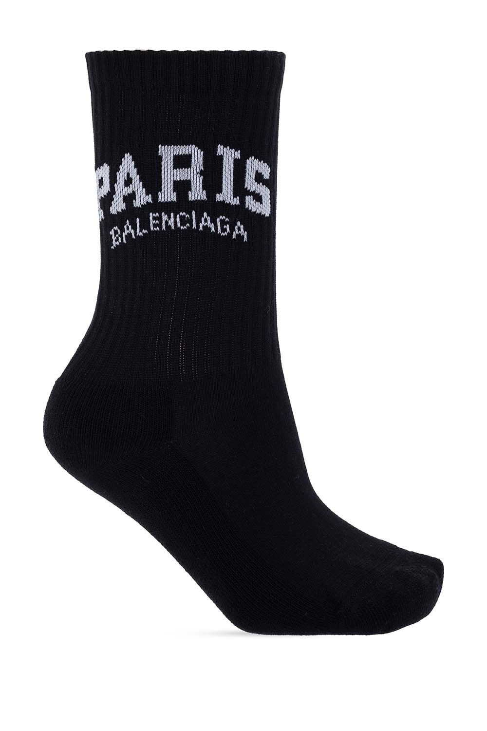 Balenciaga Paris Tennis Socks Black/White