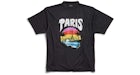 Balenciaga Paris Tropical T-Shirt Medium Fit Schwarz