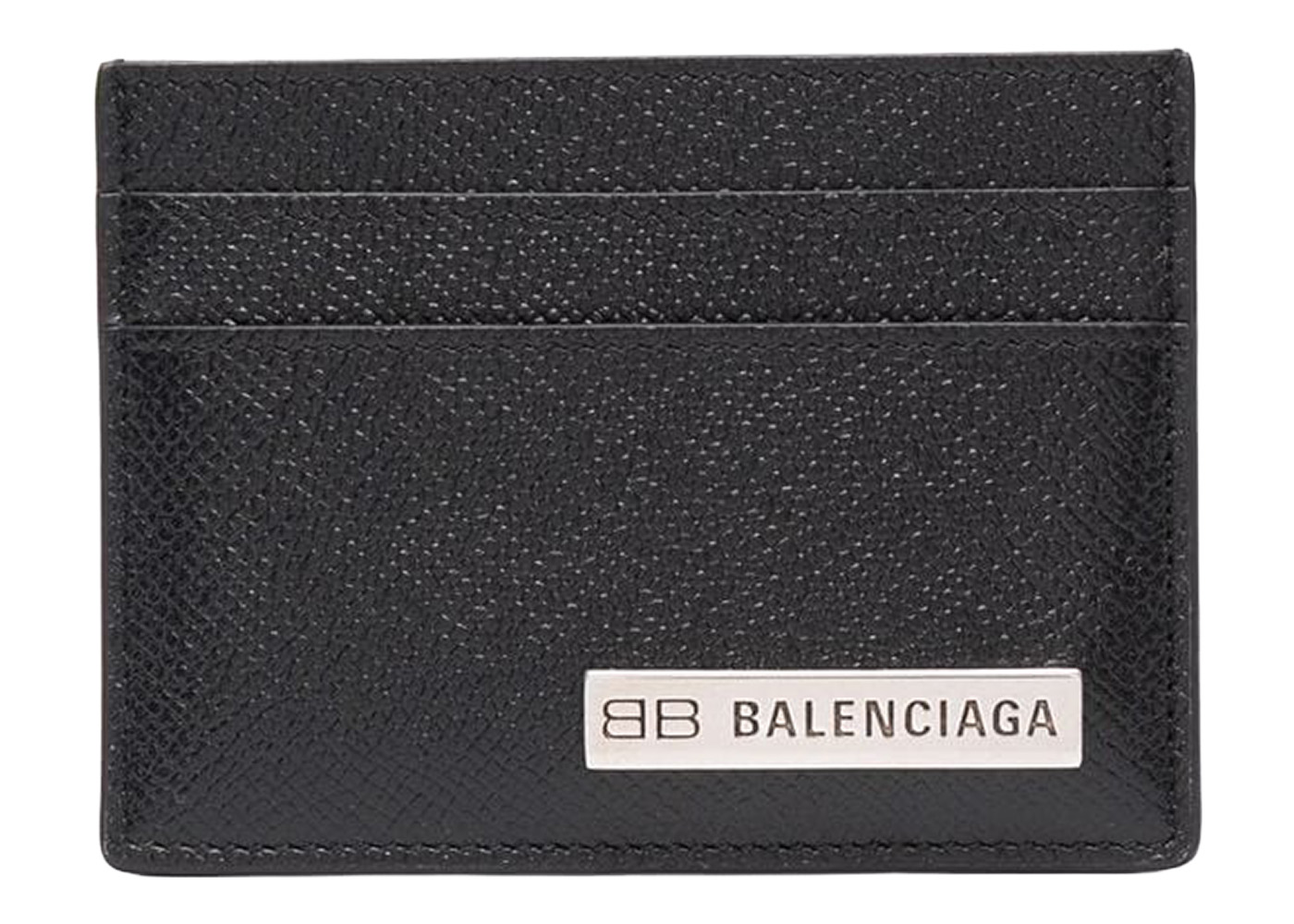 Balenciaga Plate Cardholder Black