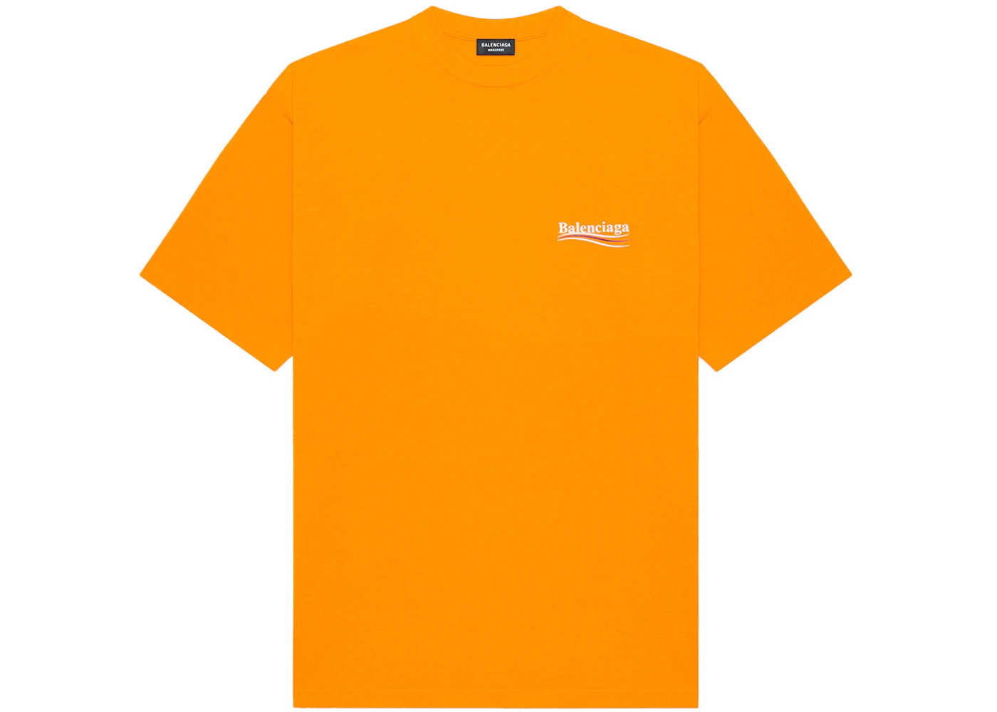 Balenciaga neon orange t shirt Clearance