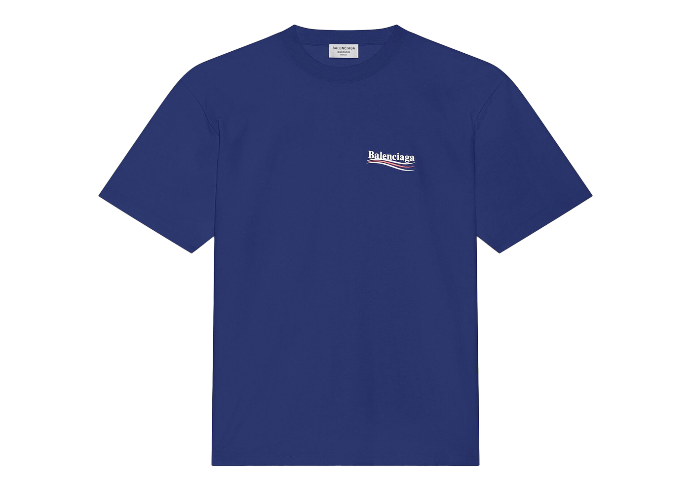 Political Campaign Tshirt Large Fit in Blue Sky  Balenciaga NL