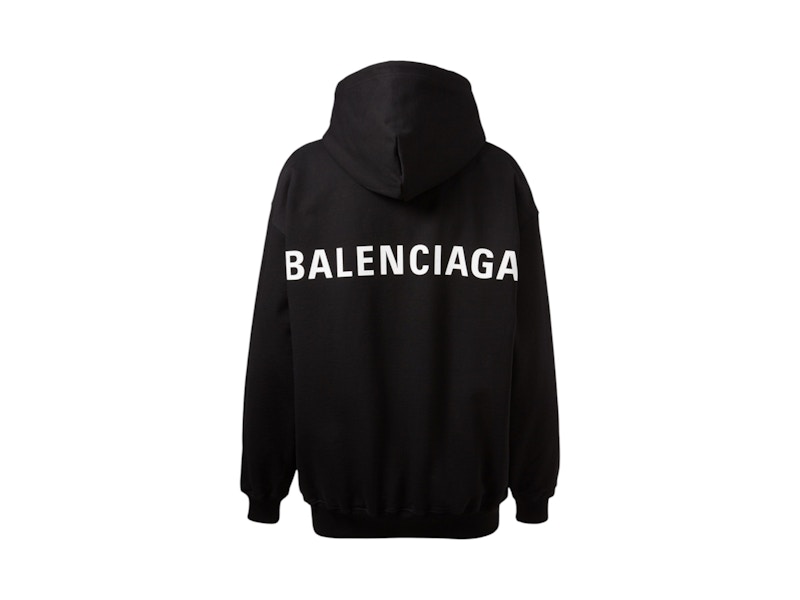 トップス balenciaga Campaign Logos hoodie xs Balenciaga Political Campaign Logo Popover Hoodie Black