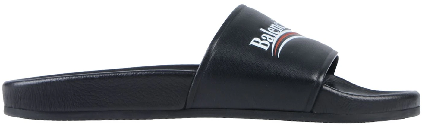 Balenciaga Pool Slide Black Men's - Sneakers - US
