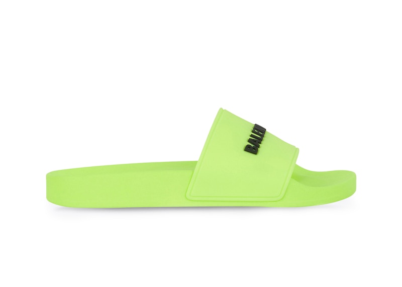 Balenciaga Pool Slide Fluo Yellow Women s 565547W1S827321