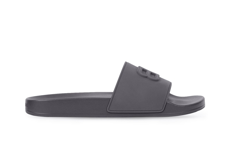 balenciaga slides grey