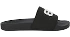 Balenciaga Pool Slides 3D BB Logo Weiß Schwarz
