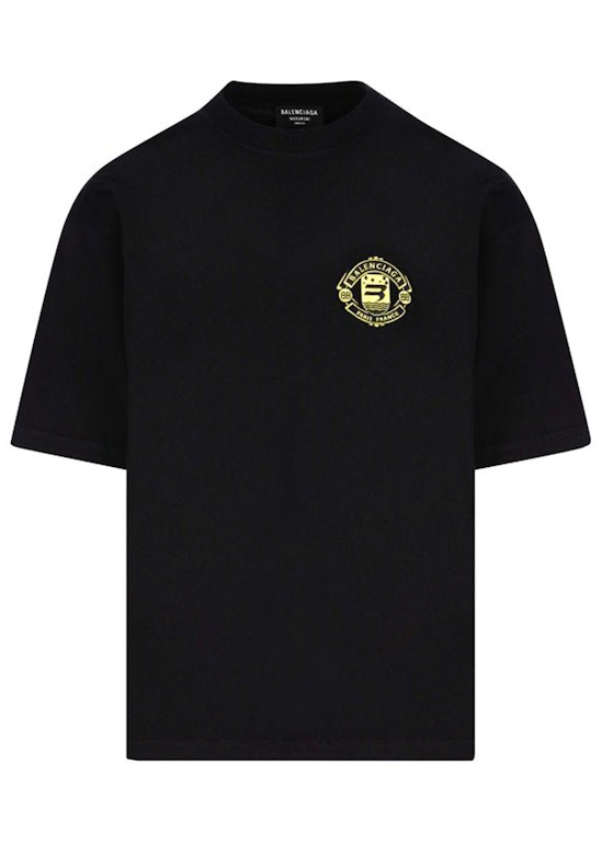 Pre-owned Balenciaga Quest T-shirt Black