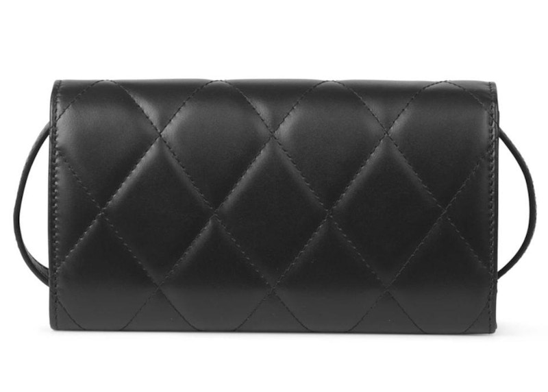 Balenciaga Quilted Shoulder Bag Black in Leather with Blacktone