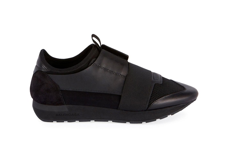 Balenciaga race runners all black online