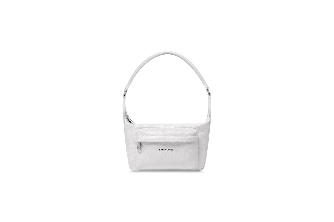 Pre-owned Balenciaga Raver Medium Bag With Handle White