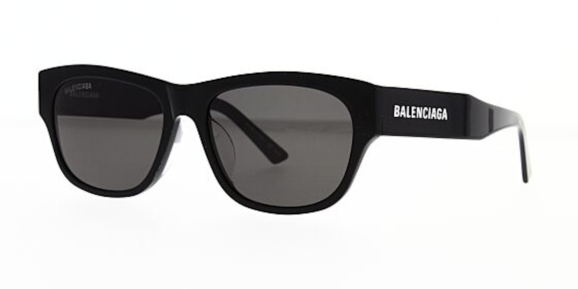 Pre-owned Balenciaga Rectangle Sunglasses Black (bb0164s)