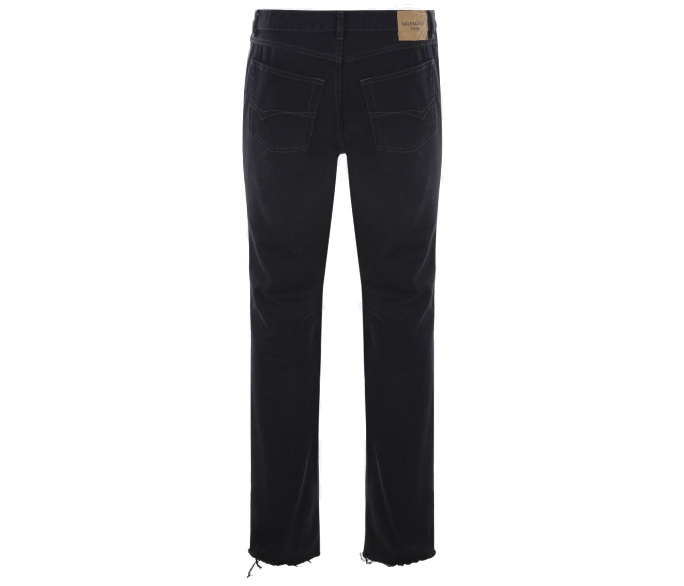 Balenciaga Regular Fit Denim Jeans Black Men's - FW22 - US