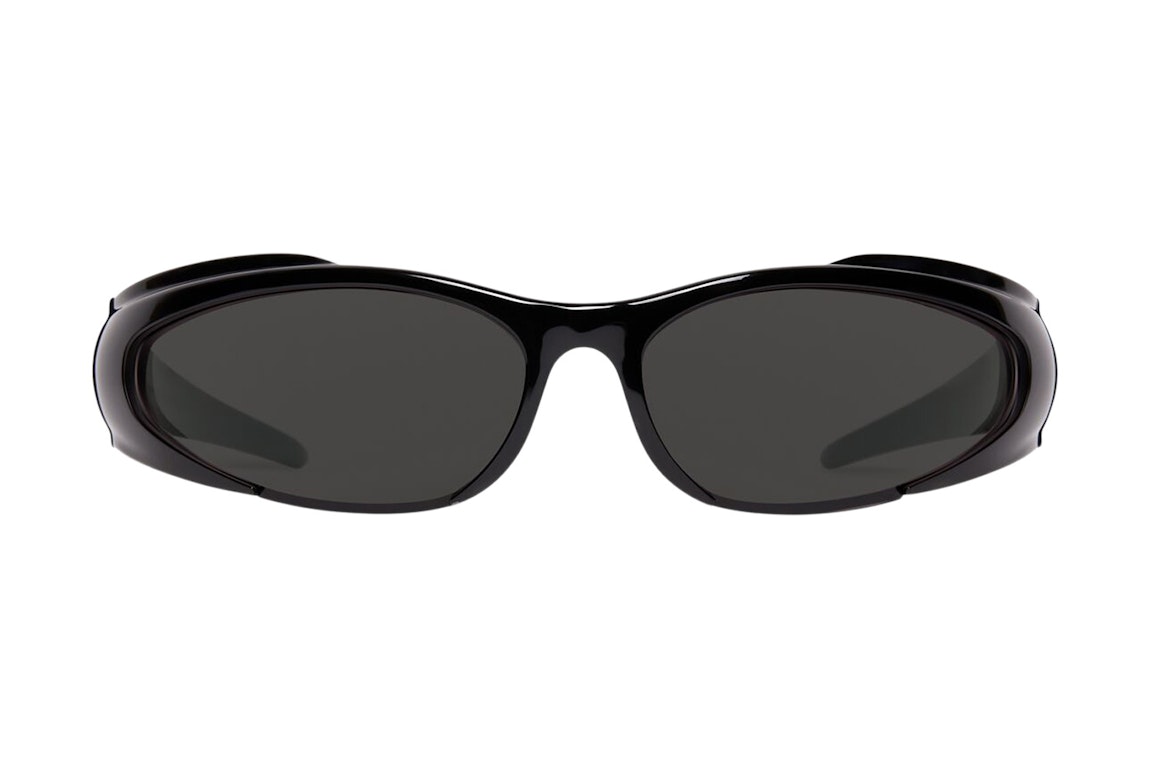 Pre-owned Balenciaga Reverse Xpander Rectangle Sunglasses Black