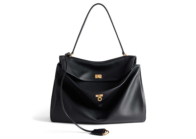 Balenciaga Rodeo Bolso de Mano Grande Negro