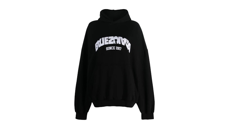 BALENCIAGA Flip Round フーディ ブラック Balenciaga Round Backflip Hoodie Black Men's - US