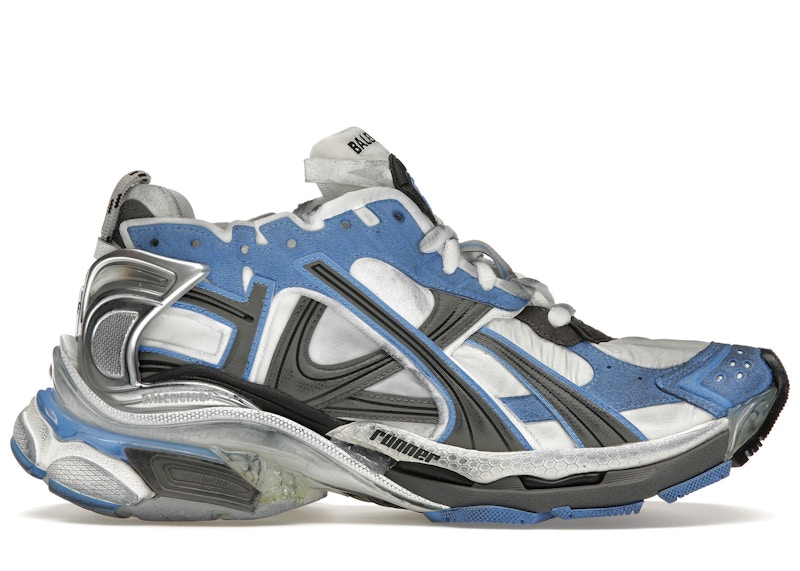 Balenciaga Runner Blue White Grey Men's - 772774W3RNY4912 - US