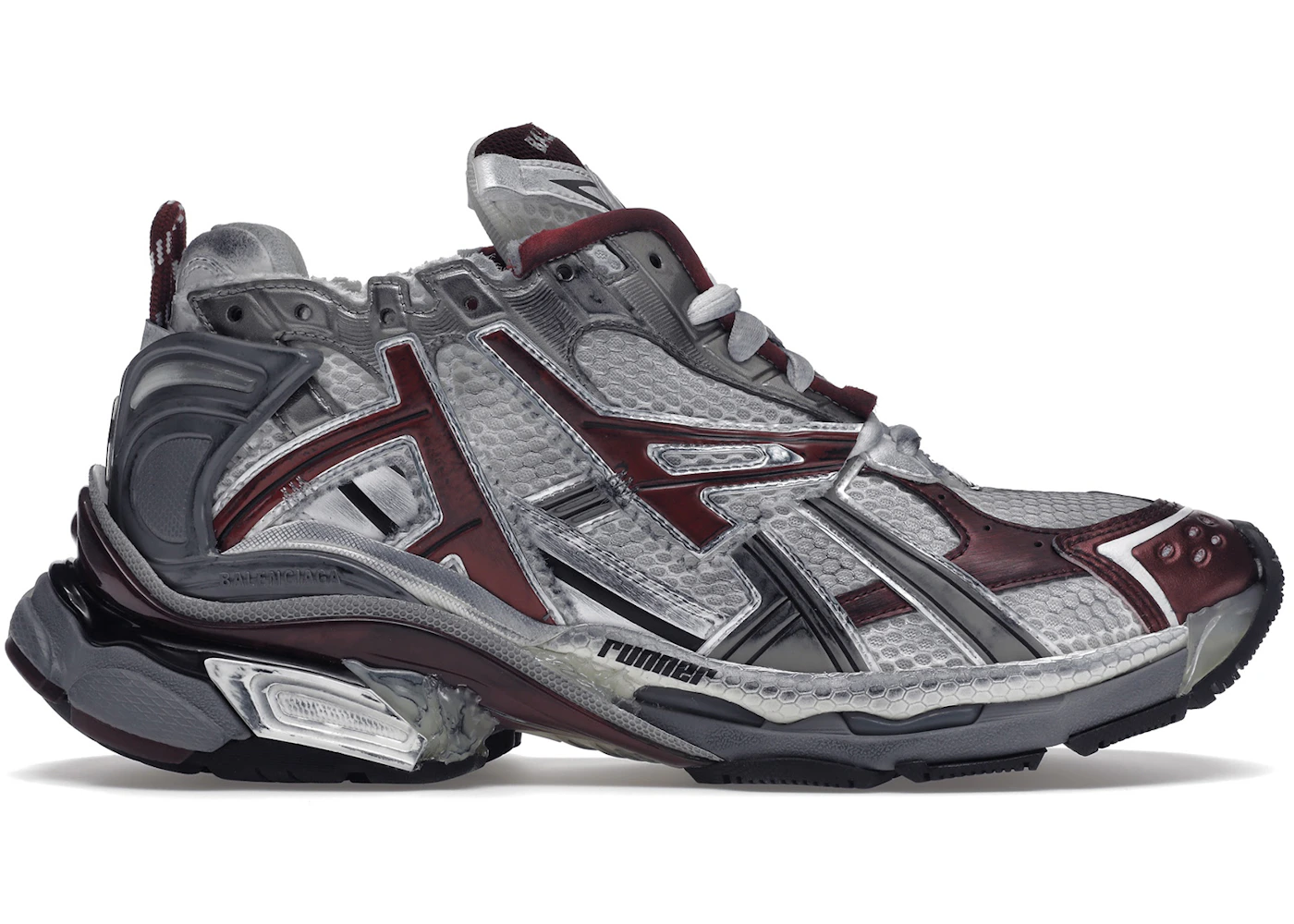 Balenciaga sneakers maroon Clearance