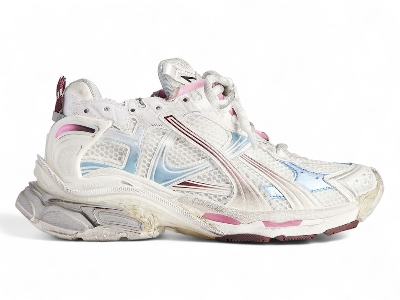 Pre-owned Balenciaga Runner Gradient (women's) Sneakers In White