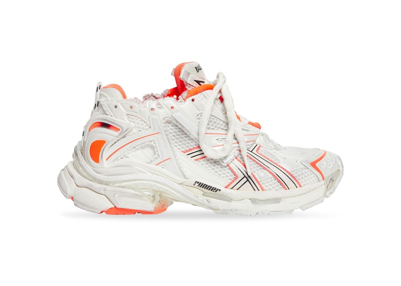 Pre owned Balenciaga Runner Trainer Fluo Orange In Fluo Orange