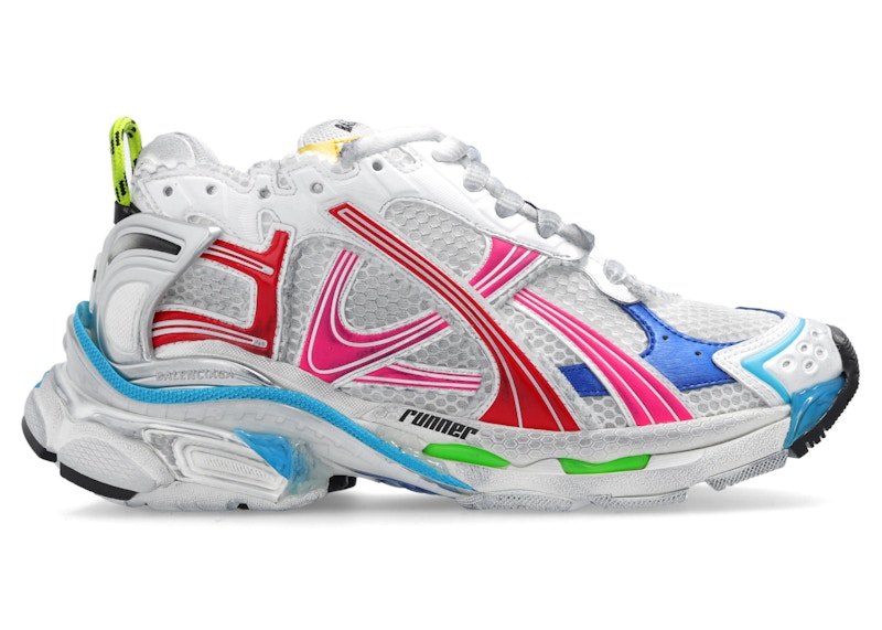 Balenciaga Runner Worn-Out White Multi-Color (Women's