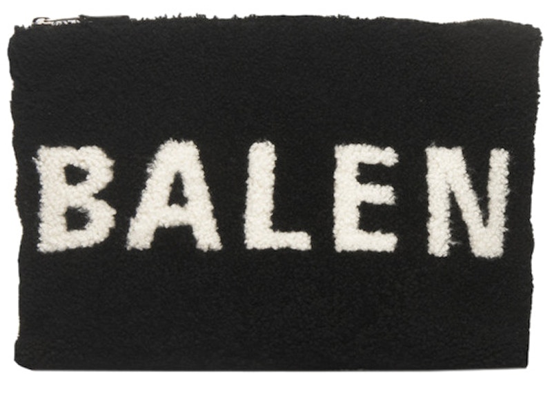 Balenciaga shearling sales pouch