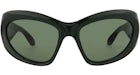 Balenciaga Shield-Frame Bio Injection Sunglasses Green/Green/Green (BB0228S-30013403-002)