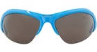 Balenciaga Shield-Frame Bio Injection Sunglasses Light/Blue/Silver/Grey (BB0232S-30013513-004)