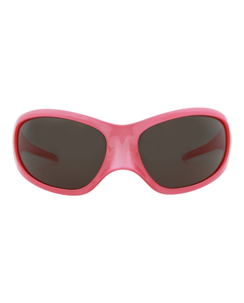 Balenciaga Shield-Frame Bio Injection Sunglasses Pink/Pink Balenciaga Shield-Frame Bio Injection Sunglasses Pink/Pink