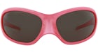 Balenciaga Shield-Frame Bio Injection Sunglasses Pink/Pink/Grey (BB0252S-30013804-002)