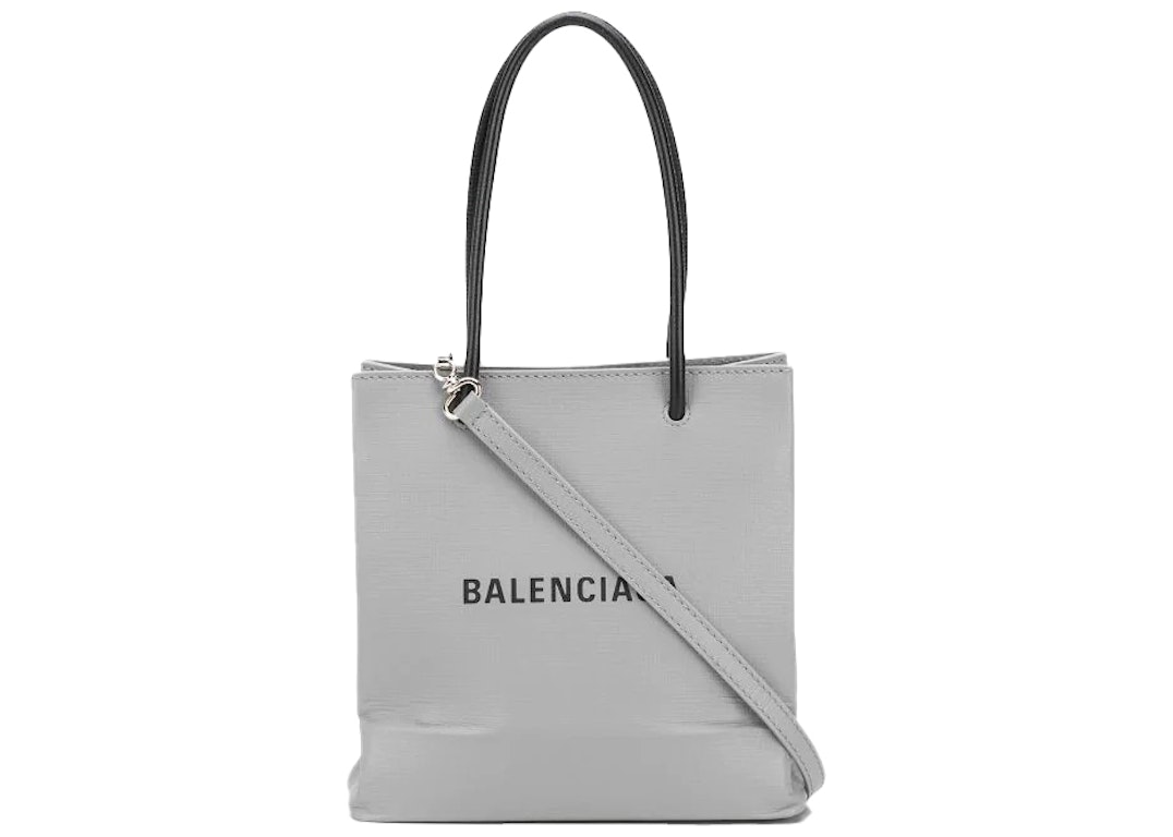 Pre-owned Balenciaga Shopping Tote Bag Xx Small Grey