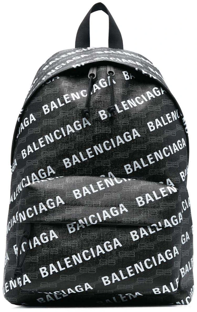 Balenciaga - Men - Explorer Printed Canvas Weekend Bag Black