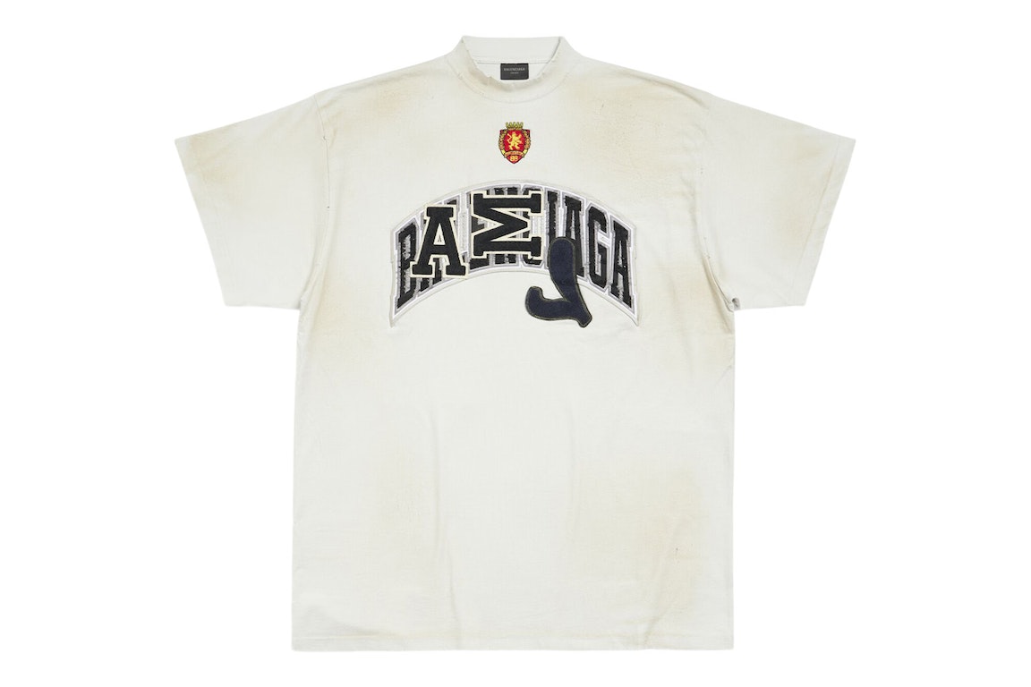 Pre-owned Balenciaga Skater Oversized T-shirt White