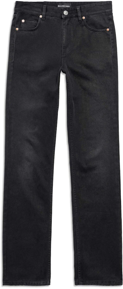 historisk notifikation anmodning Balenciaga Slim Pants in Black Faded Black Men's - FW23 - GB