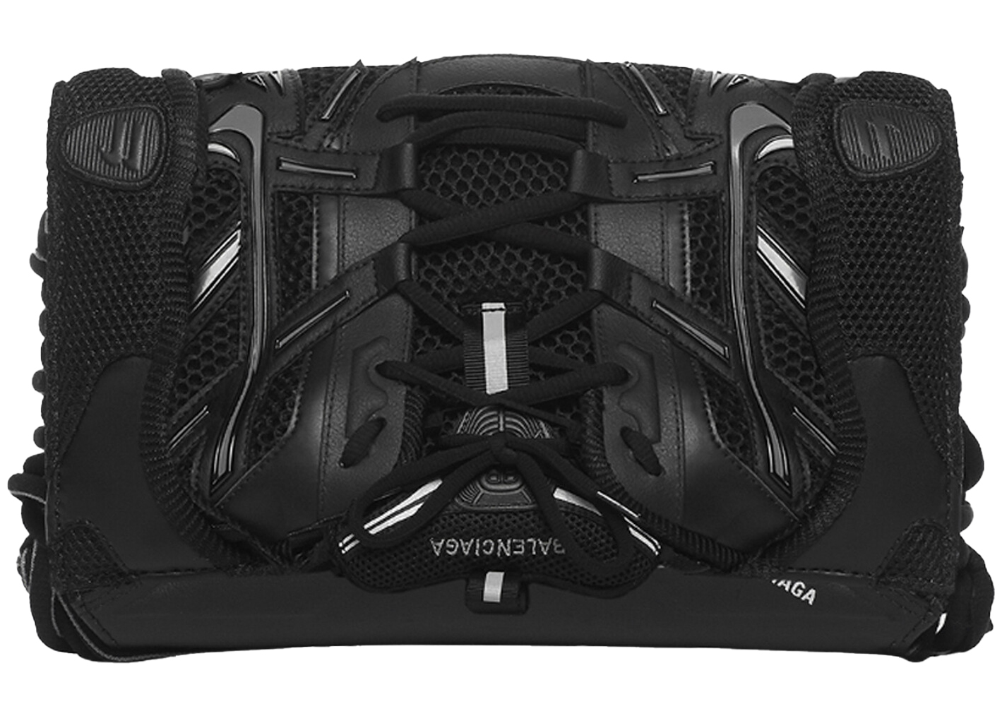 Balenciaga SneakerHead Shoulder Bag Black in Faux Leather