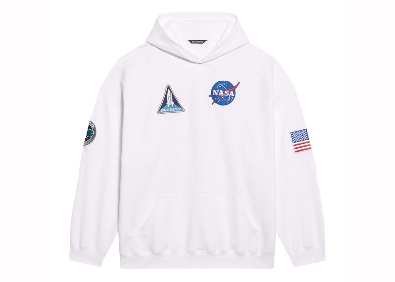 White nasa hoodie sale