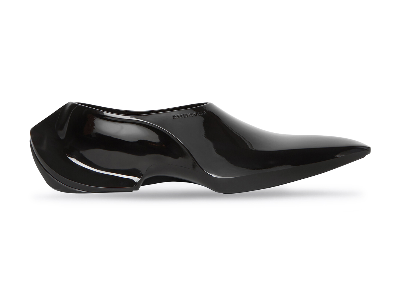 Balenciaga Space Shoe Shiny Black