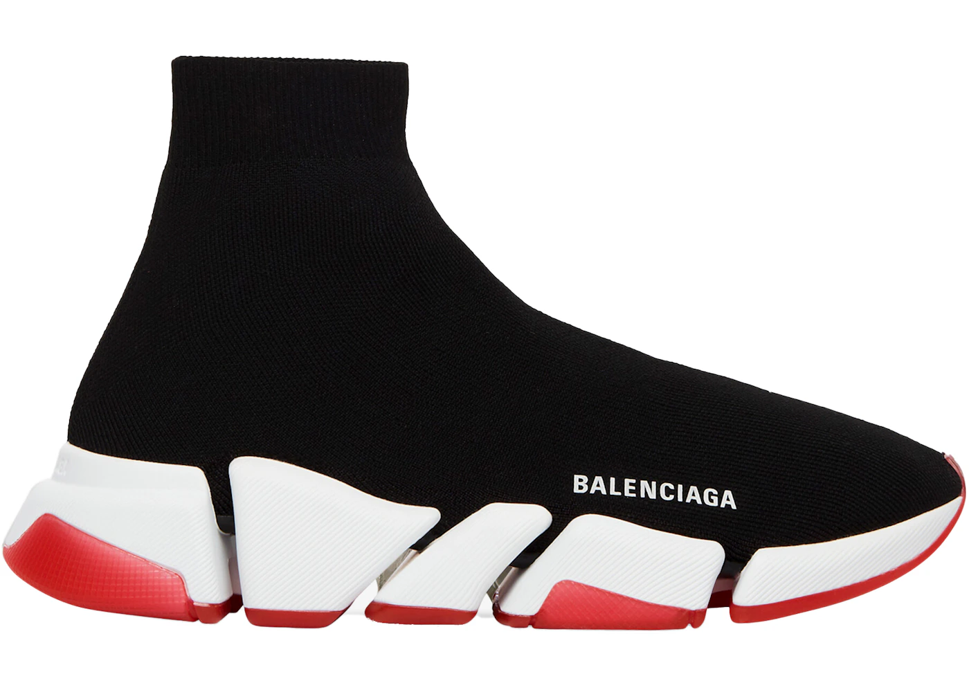 rådgive frynser slack Balenciaga Speed 2.0 Bicolor Transparent Red Sole (Women's) -  654045W2DI21096 - US