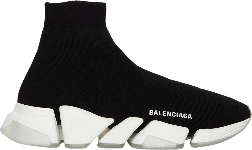 Balenciaga Speed 2.0 Black Transparent Sole (Women's) - 654045W2DI21091 ...