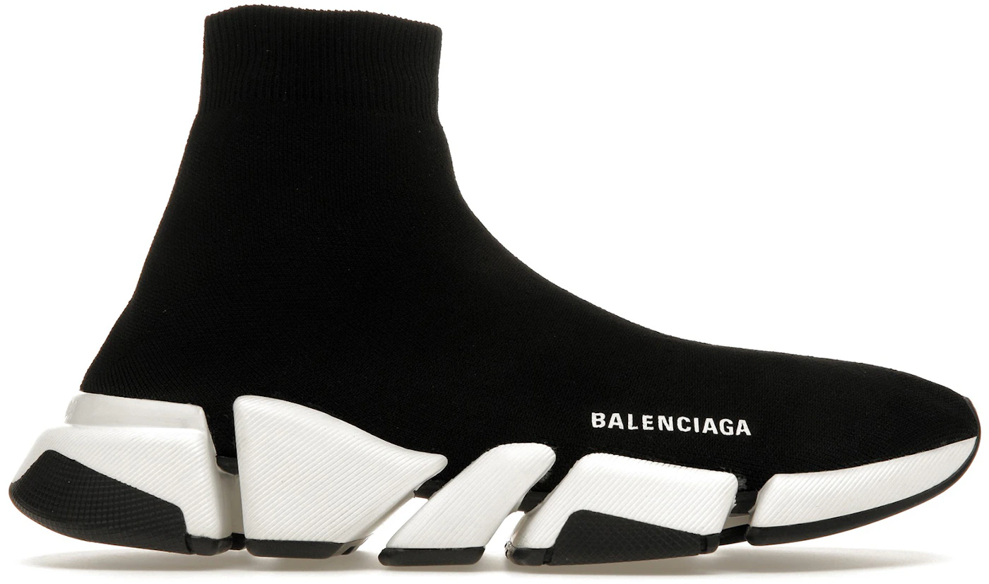 Balenciaga Speed 2.0 Black White Men's - 617239W17021015 ...