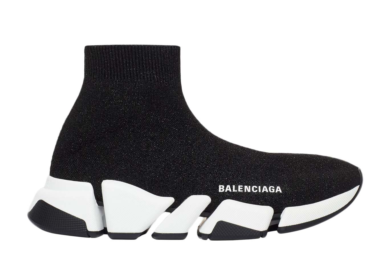 Balenciaga Speed 2.0 Black White Shiny (Women's) - 636833W2DC11091 ...