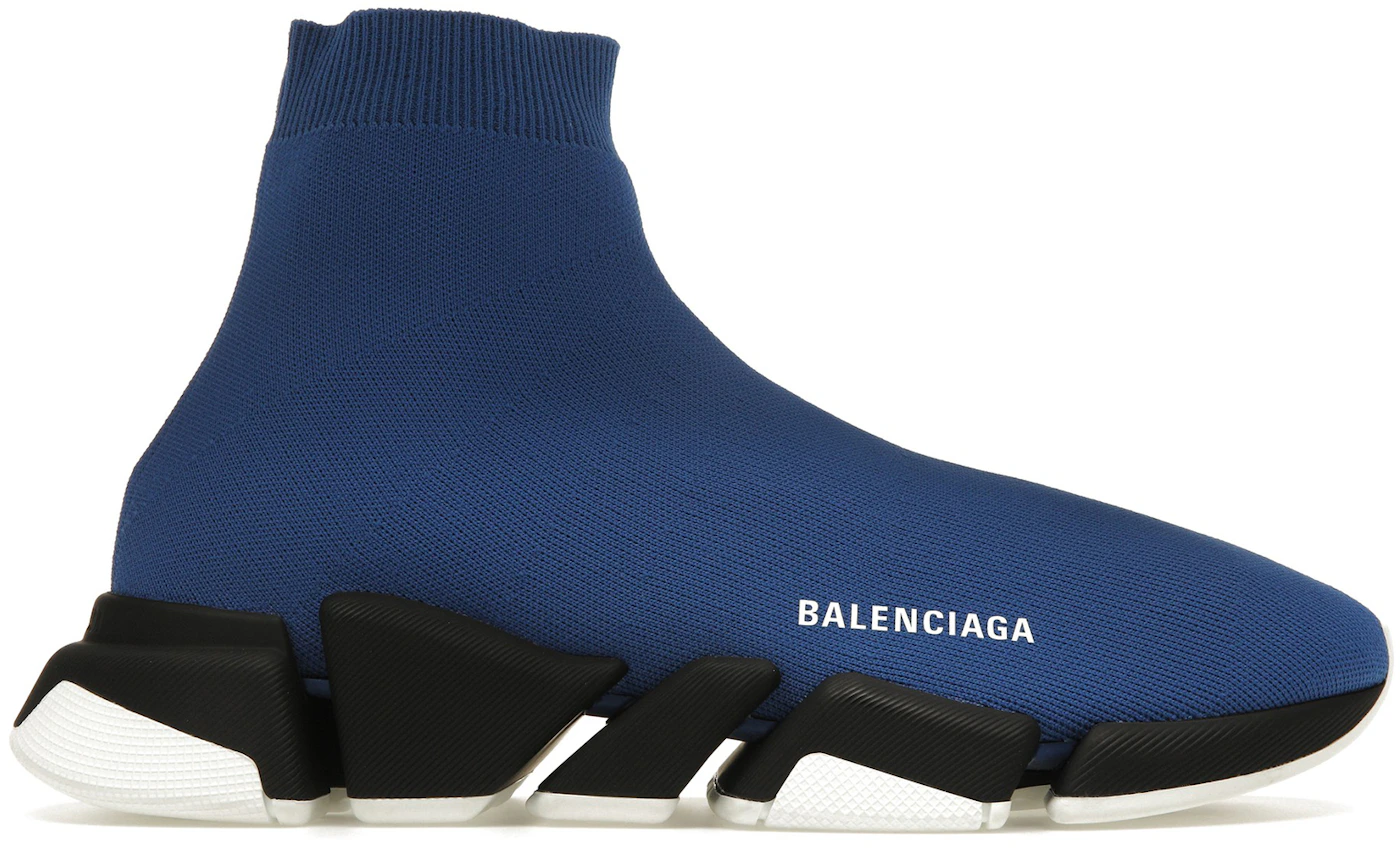 Balenciaga Speed 2.0 Blue Black - 617239W17024019 US