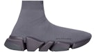 Balenciaga Speed 2.0 Dunkelgrau Recycelter Strick
