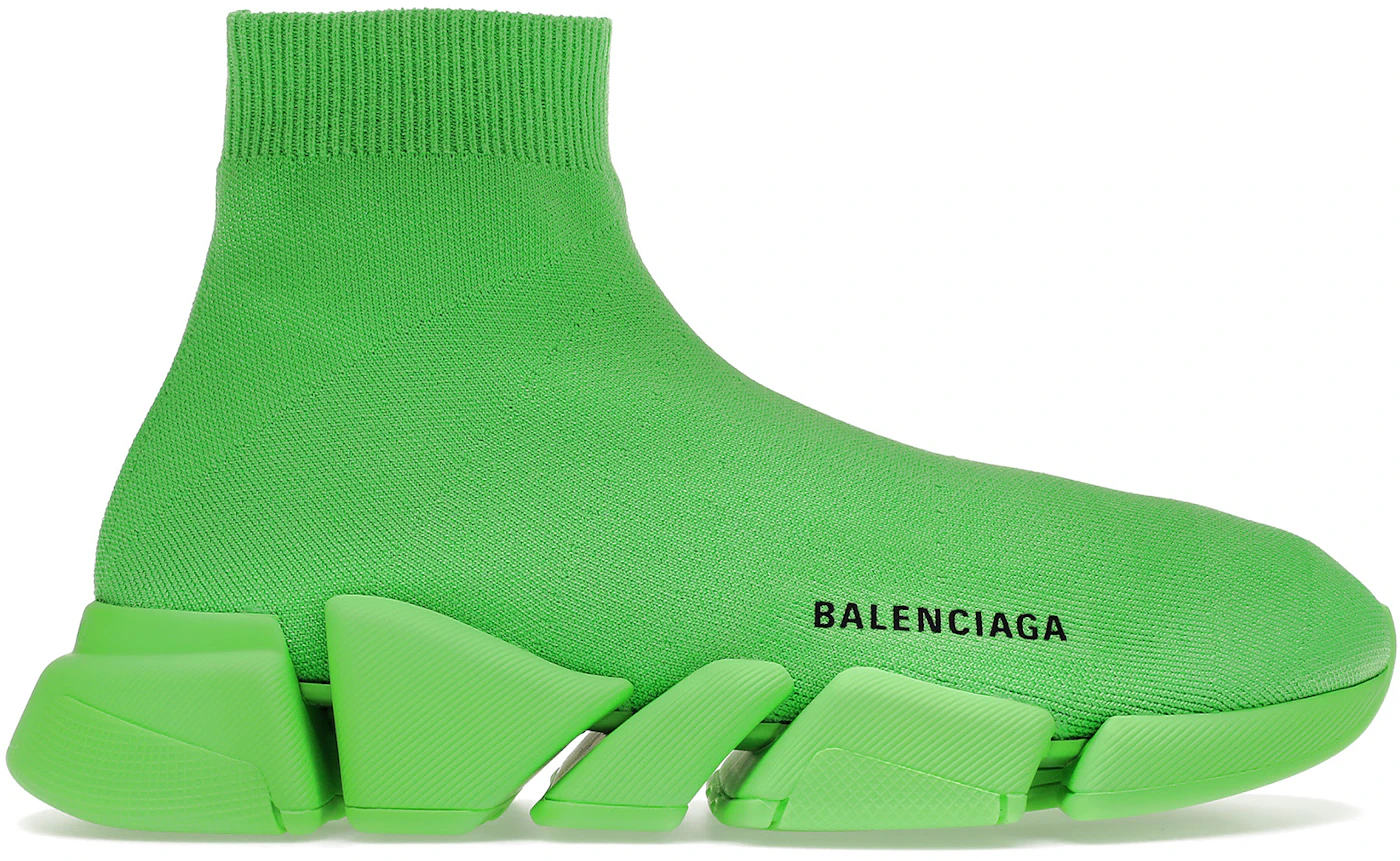 billet Peep større Balenciaga Speed 2.0 Fluo Green Men's - 617239W2DBH3000 - US