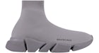 Balenciaga Speed 2.0 Grau Recycelter Strick