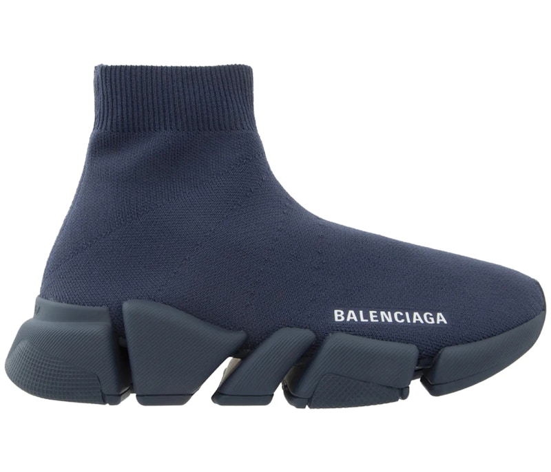 Balenciaga speed trainer sales womens navy